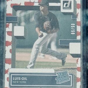 Luis Gil New York Pitcher Card